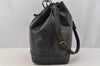 Authentic Louis Vuitton Epi Noe Shoulder Drawstring Bag Black M59002 LV 6386I