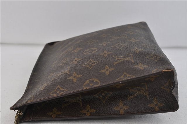 Auth LOUIS VUITTON Monogram Poche Toilette 26 Cosmetics Pouch Old Model LV 6387C