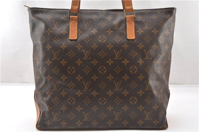 Authentic Louis Vuitton Monogram Cabas Mezzo Shoulder Tote Bag M51151 LV 6387F