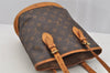 Authentic Louis Vuitton Monogram Bucket PM Shoulder Tote Bag M42238 Junk 6387I