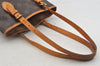 Authentic Louis Vuitton Monogram Bucket PM Shoulder Tote Bag M42238 Junk 6387I