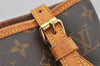 Authentic Louis Vuitton Monogram Bucket PM Shoulder Tote Bag M42238 Junk 6387I