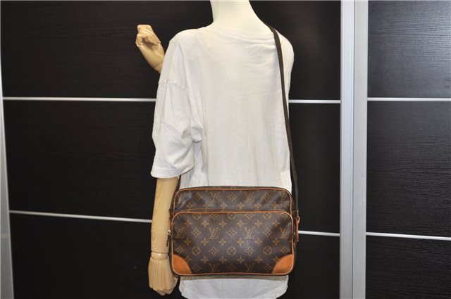 Authentic Louis Vuitton Monogram Nile Shoulder Cross Body Bag M45244 LV 6388D