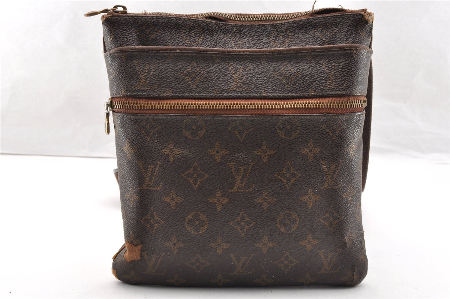 Authentic Louis Vuitton Monogram Pochette Valmy M40524 Shoulder Bag Junk 6388I