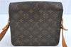 Auth Louis Vuitton Monogram Cartouchiere MM Shoulder Cross Bag M51253 LV 6389B