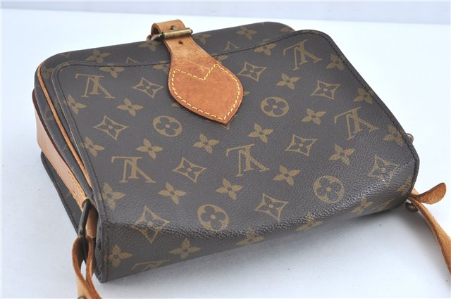 Auth Louis Vuitton Monogram Cartouchiere MM Shoulder Cross Bag M51253 LV 6389B