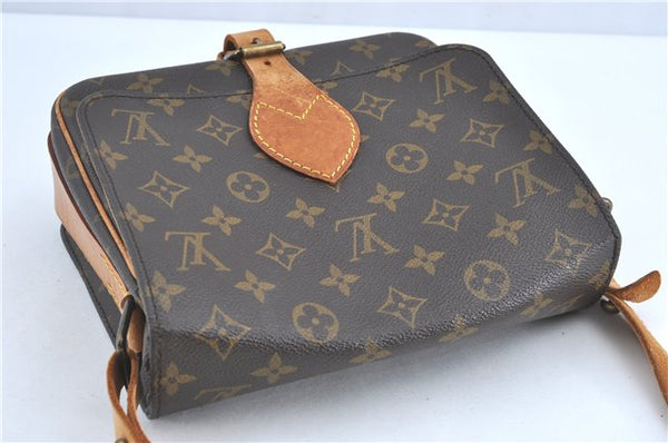 Auth Louis Vuitton Monogram Cartouchiere MM Shoulder Cross Bag M51253 LV 6389B