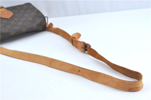 Auth Louis Vuitton Monogram Cartouchiere MM Shoulder Cross Bag M51253 LV 6389B