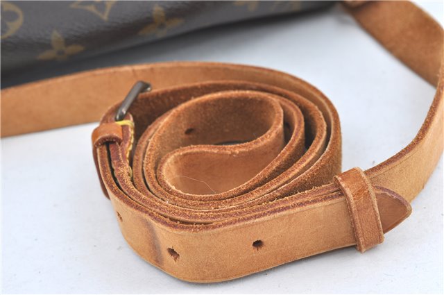 Auth Louis Vuitton Monogram Cartouchiere MM Shoulder Cross Bag M51253 LV 6389B