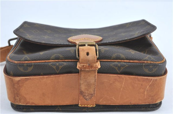 Auth Louis Vuitton Monogram Cartouchiere MM Shoulder Cross Bag M51253 LV 6389B