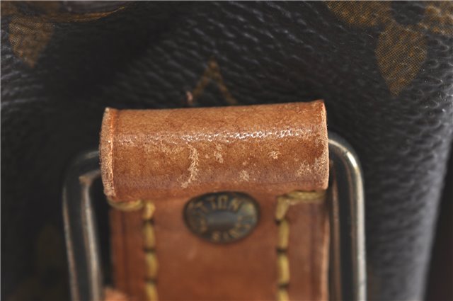 Auth Louis Vuitton Monogram Cartouchiere MM Shoulder Cross Bag M51253 LV 6389B