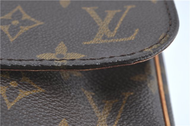 Auth Louis Vuitton Monogram Cartouchiere MM Shoulder Cross Bag M51253 LV 6389B