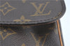 Auth Louis Vuitton Monogram Cartouchiere MM Shoulder Cross Bag M51253 LV 6389B