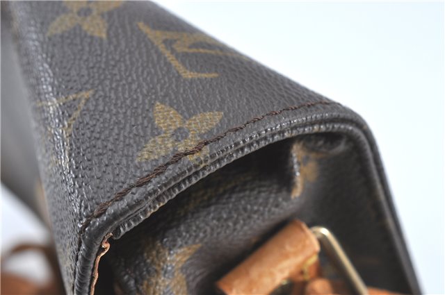 Auth Louis Vuitton Monogram Cartouchiere MM Shoulder Cross Bag M51253 LV 6389B