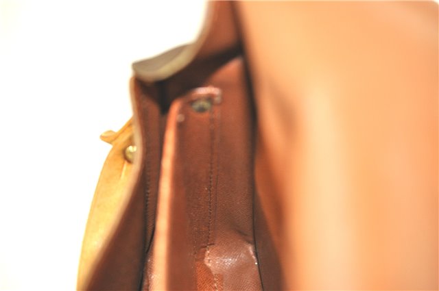 Auth Louis Vuitton Monogram Cartouchiere MM Shoulder Cross Bag M51253 LV 6389B