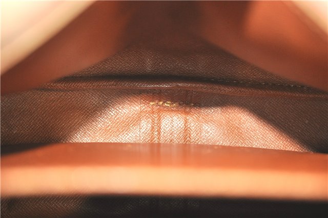 Auth Louis Vuitton Monogram Cartouchiere MM Shoulder Cross Bag M51253 LV 6389B