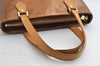 Authentic Louis Vuitton Vernis Houston Shoulder Hand Bag Brown M91122 LV 6389I