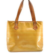 Authentic Louis Vuitton Vernis Houston Shoulder Hand Bag Yellow M91055 LV 6390I