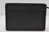 Authentic Louis Vuitton Epi Pochette Homme Clutch Hand Bag Black M52522 LV 6391I