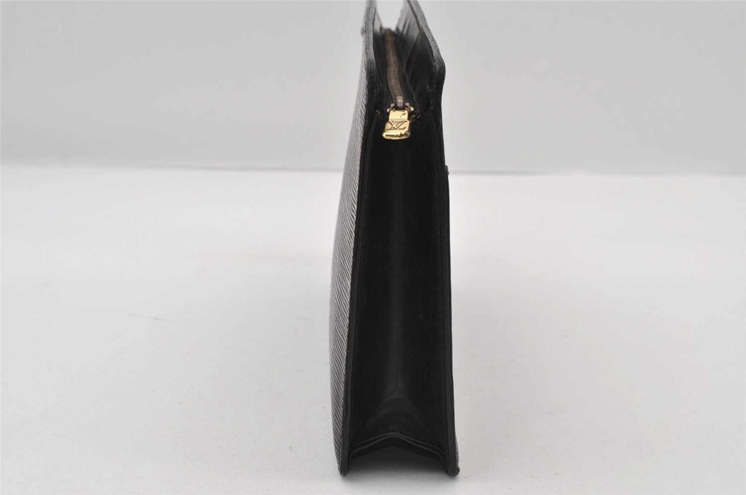 Authentic Louis Vuitton Epi Pochette Homme Clutch Hand Bag Black M52522 LV 6391I