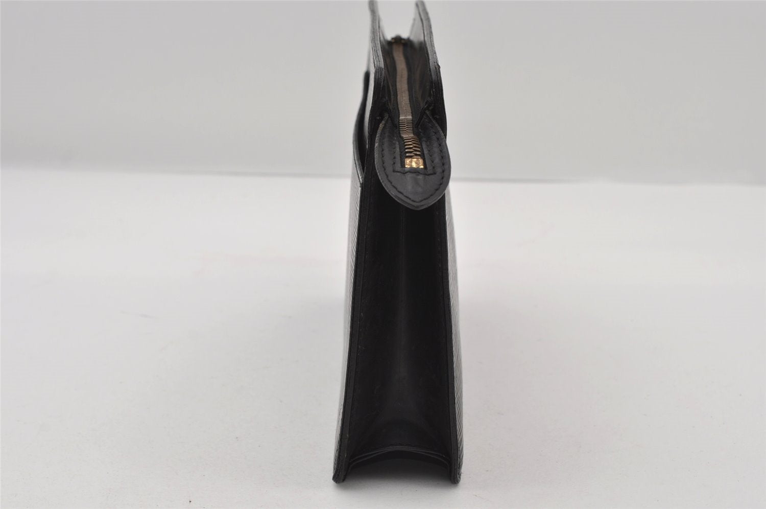 Authentic Louis Vuitton Epi Pochette Homme Clutch Hand Bag Black M52522 LV 6391I