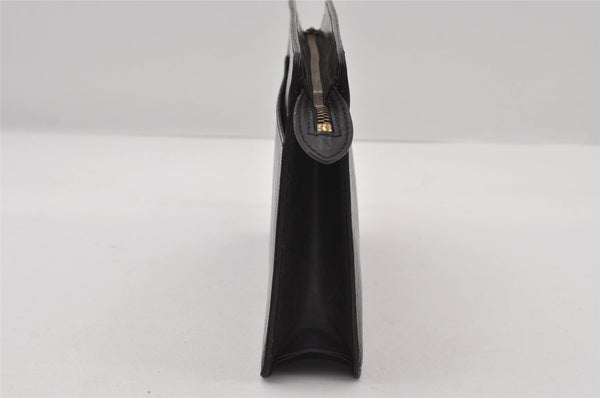 Authentic Louis Vuitton Epi Pochette Homme Clutch Hand Bag Black M52522 LV 6391I