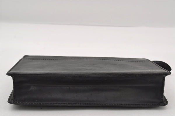 Authentic Louis Vuitton Epi Pochette Homme Clutch Hand Bag Black M52522 LV 6391I