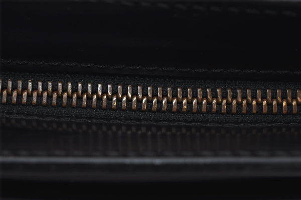 Authentic Louis Vuitton Epi Pochette Homme Clutch Hand Bag Black M52522 LV 6391I