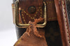 Authentic Louis Vuitton Monogram Gibeciere GM Shoulder Bag M42246 Junk 6393I