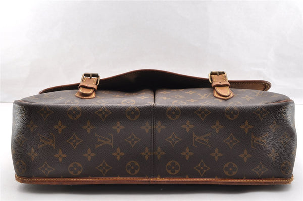 Authentic Louis Vuitton Monogram Gibeciere GM Shoulder Bag M42246 Junk 6393I