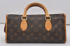 Authentic Louis Vuitton Monogram Popincourt Hand Bag M40009 LV 6395I