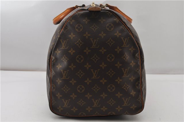 Authentic Louis Vuitton Monogram Keepall 55 Travel Boston Bag M41424 LV 6396F