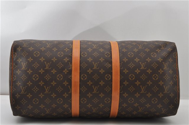 Authentic Louis Vuitton Monogram Keepall 55 Travel Boston Bag M41424 LV 6396F