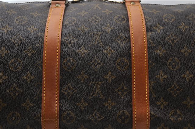 Authentic Louis Vuitton Monogram Keepall 55 Travel Boston Bag M41424 LV 6396F