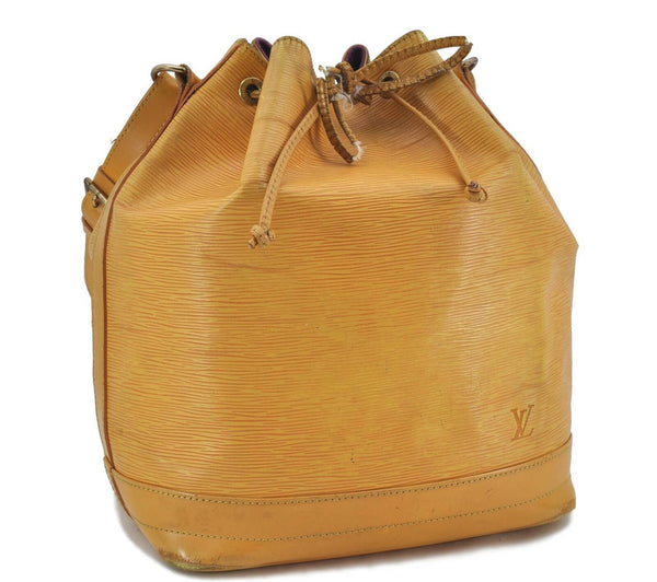 Authentic LOUIS VUITTON Epi Noe Shoulder Bag Yellow M44009 LV 6397A