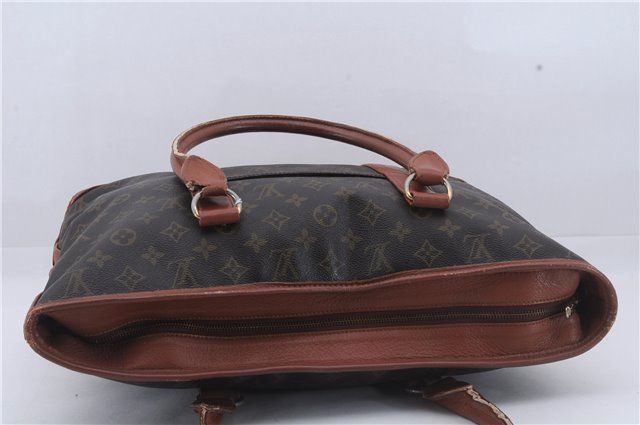 Auth Louis Vuitton Monogram Sac Weekend PM Vintage Tote Hand Bag M42425 LV 6398D