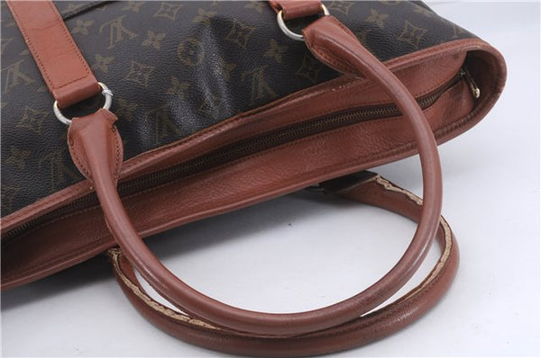 Auth Louis Vuitton Monogram Sac Weekend PM Vintage Tote Hand Bag M42425 LV 6398D