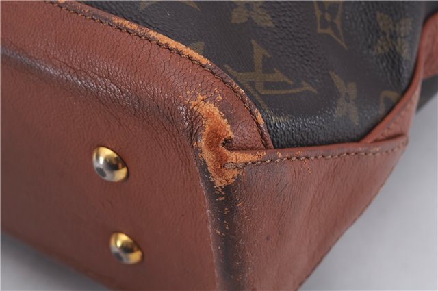 Auth Louis Vuitton Monogram Sac Weekend PM Vintage Tote Hand Bag M42425 LV 6398D