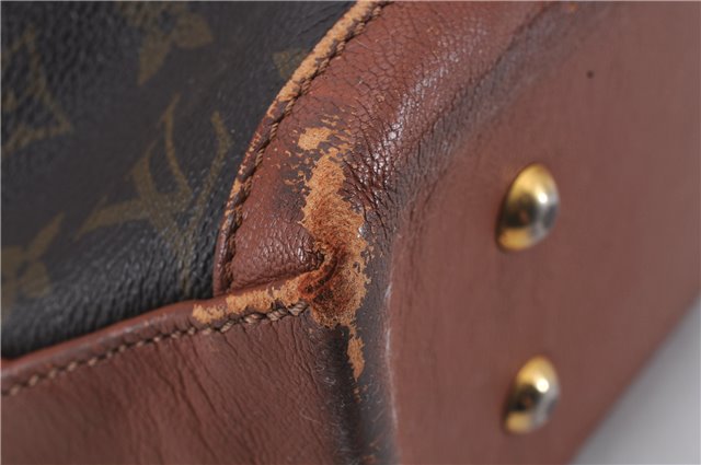 Auth Louis Vuitton Monogram Sac Weekend PM Vintage Tote Hand Bag M42425 LV 6398D