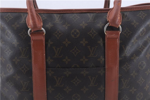 Auth Louis Vuitton Monogram Sac Weekend PM Vintage Tote Hand Bag M42425 LV 6398D