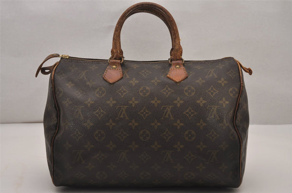 Authentic Louis Vuitton Monogram Speedy 35 Hand Boston Bag Old Model LV 6398I