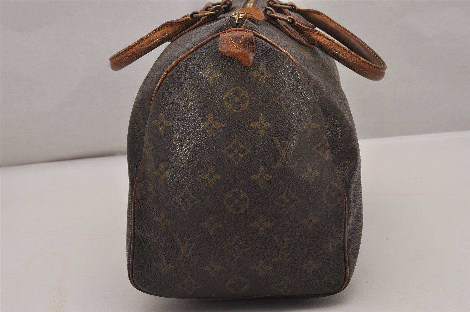 Authentic Louis Vuitton Monogram Speedy 35 Hand Boston Bag Old Model LV 6398I