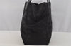 Authentic CHANEL New Travel Line Shoulder Tote Bag Nylon Leather Black 6400I