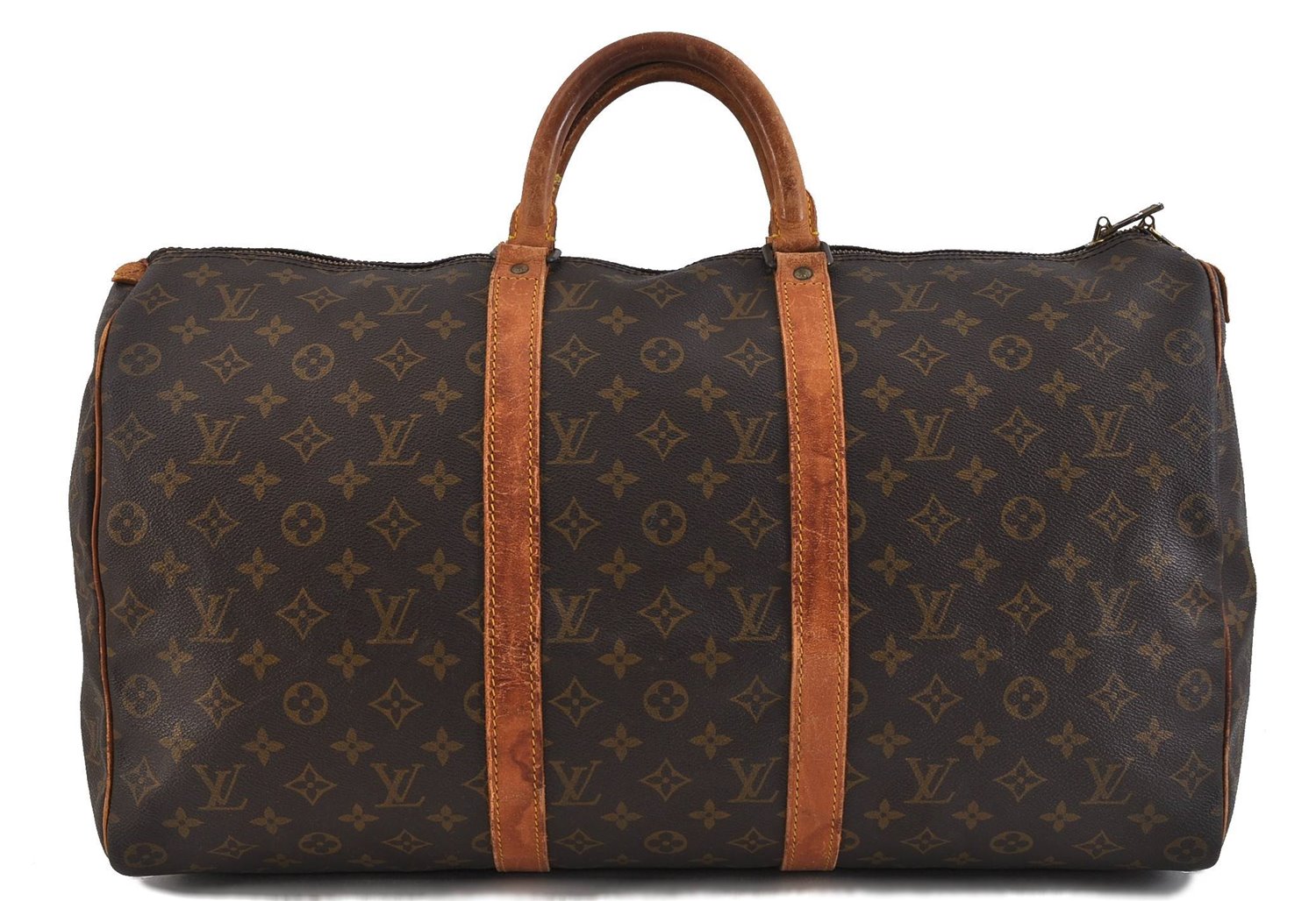 Authentic LOUIS VUITTON Monogram Keepall 50 Boston Bag M41426 LV 6403C