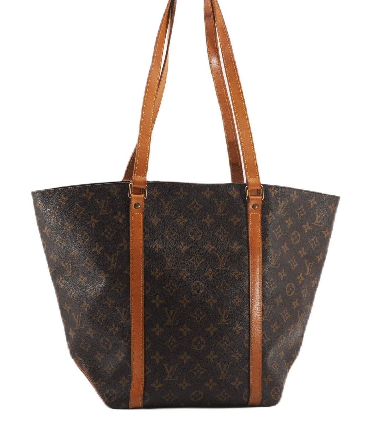 Authentic Louis Vuitton Monogram Sac Shopping PM Tote Bag M51108 LV 6403F