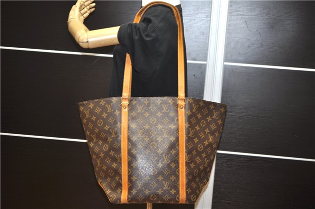 Authentic Louis Vuitton Monogram Sac Shopping PM Tote Bag M51108 LV 6403F
