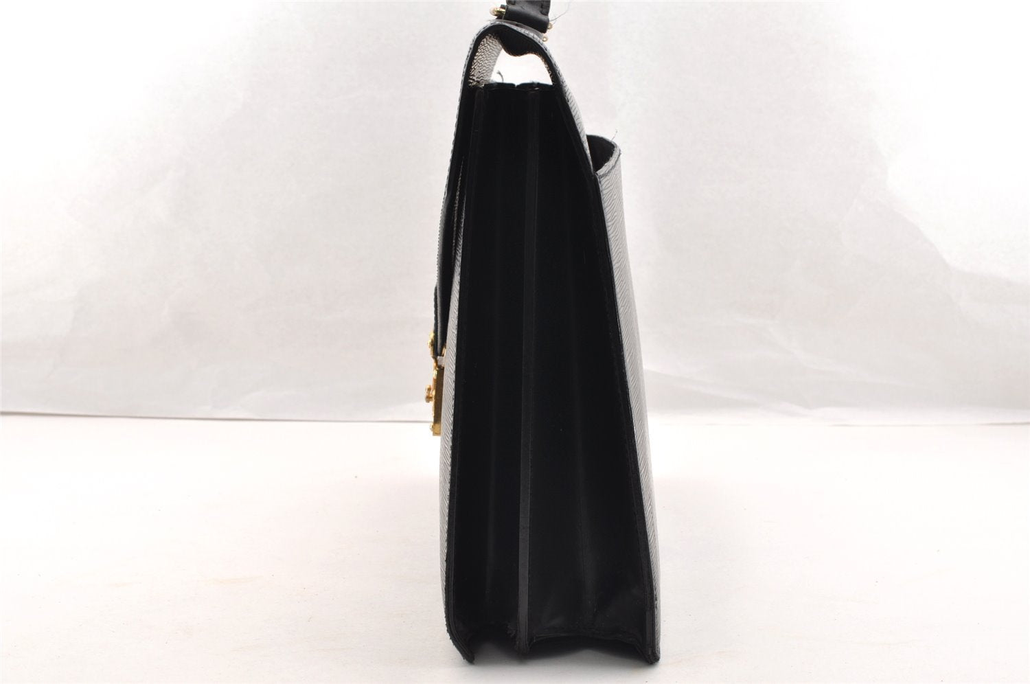 Auth Louis Vuitton Epi Serviette Ambassadeur Briefcase M54412 Black Junk 6403I