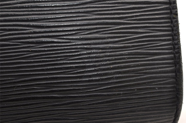 Auth Louis Vuitton Epi Serviette Ambassadeur Briefcase M54412 Black Junk 6403I