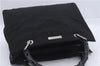 Authentic GUCCI Bamboo 2Way Shoulder Hand Bag Nylon Leather 0021016 Black 6404D