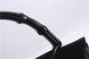 Authentic GUCCI Bamboo 2Way Shoulder Hand Bag Nylon Leather 0021016 Black 6404D